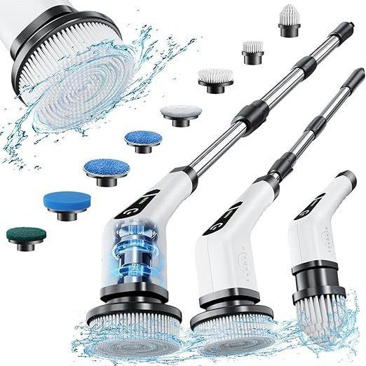 TurboScrub Pro – 9-in-1 Cordless Spin Scrubber
